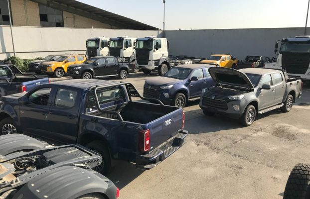 محموله جدید خودروهای پیکاپ تاگا پادران موتور وارد کشور شد + عکس