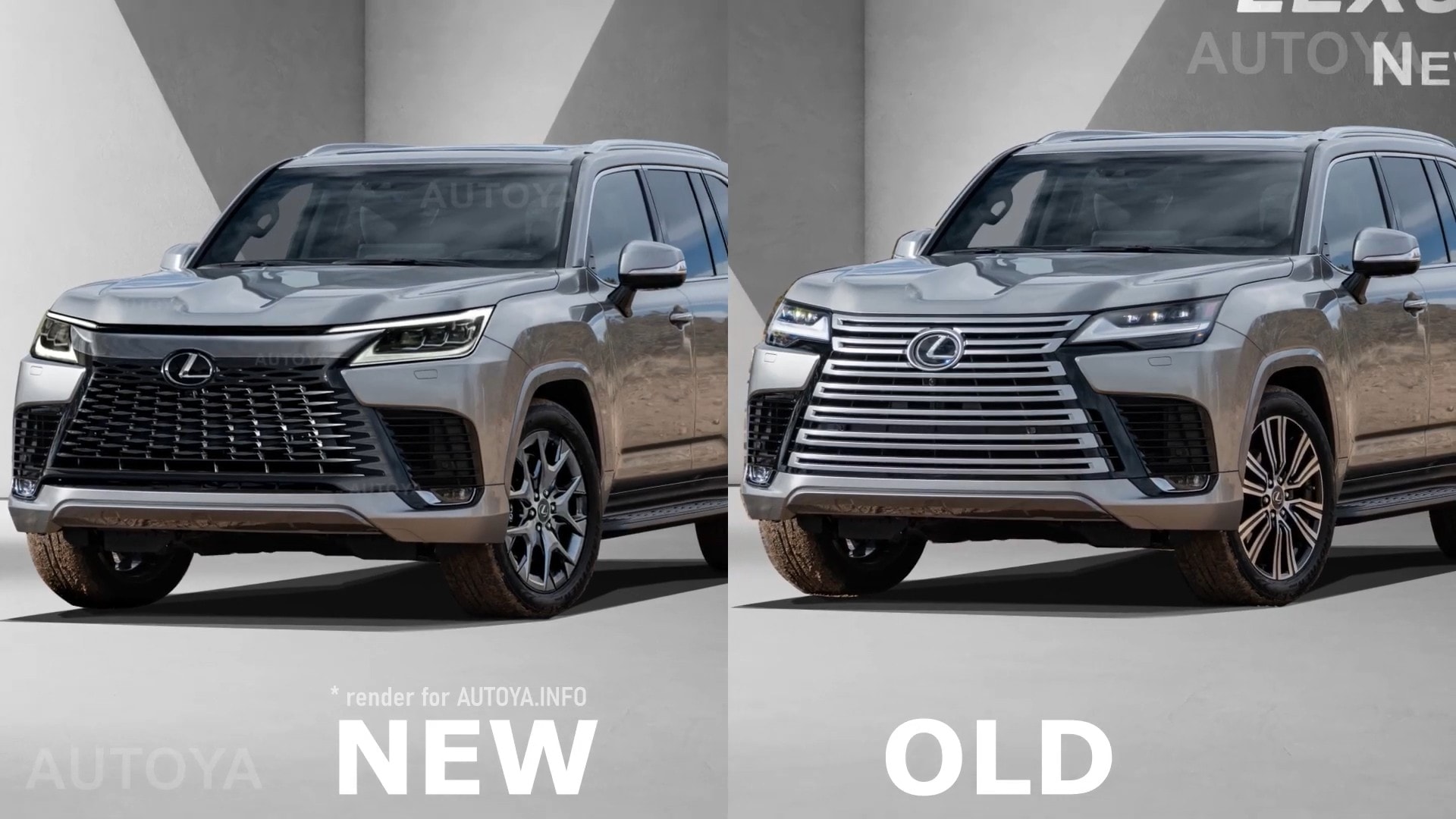 لکسوس LX 2025 با طراحی داخلی و خارجی جدید، تصاویر رندری از نسل جدید شاسی بلند لوکس ژاپنی + عکس